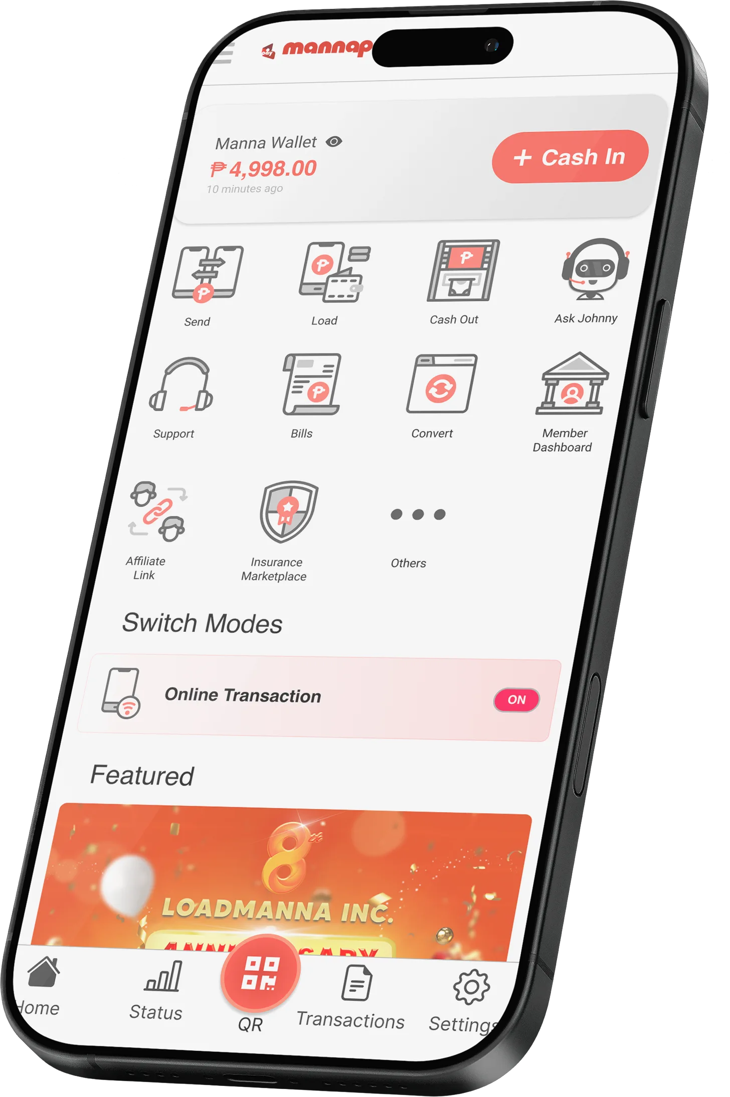 mannapay app phone