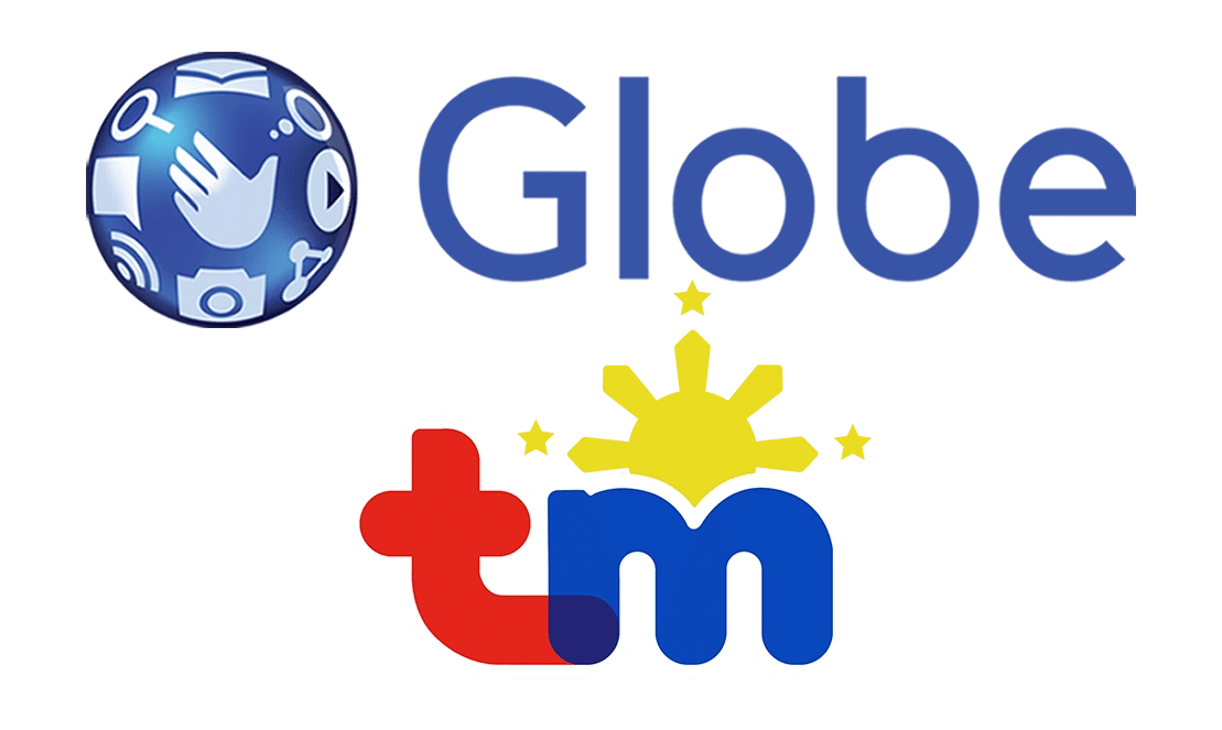 globe and touch mobile logo